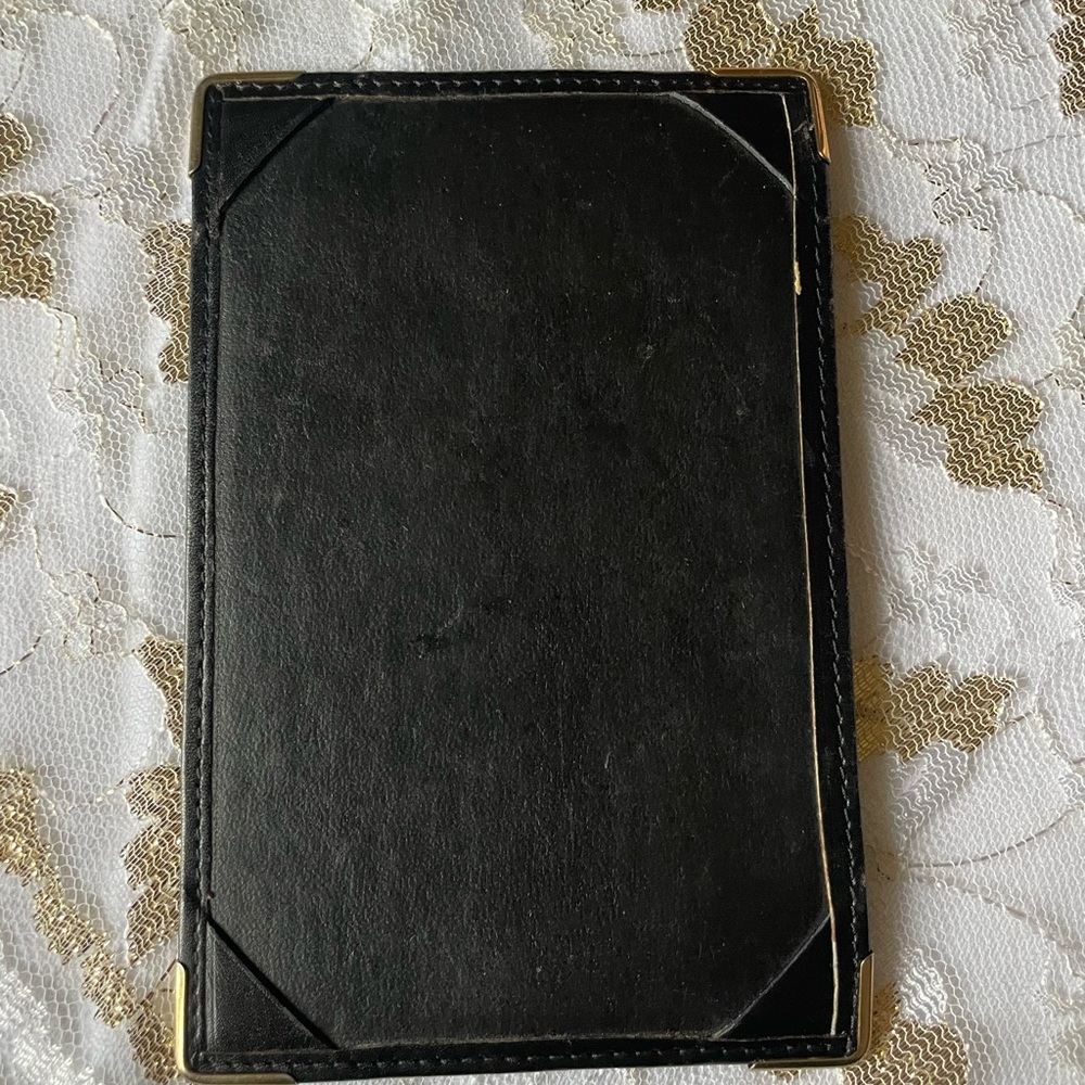 Lancel cart holder, notepad